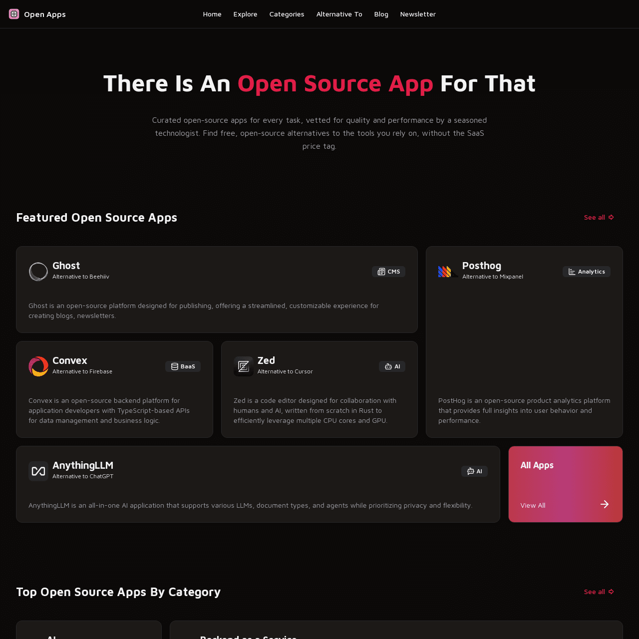 Open Apps